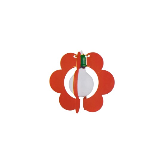 Pendant lights - 1x100w / E27 - 56320 - PL Happy flowers Red- ESTO