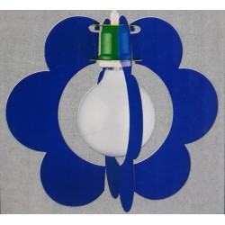 Pendant lights - 1x100w / E27 - 56321 - PL Happy flowers blue / Benetton - ESTO