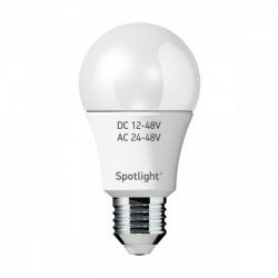 Λάμπα Led 8W - A60 / E27 4000K  / Χαμηλής τάσης AC/DC - 5740 - Spot light