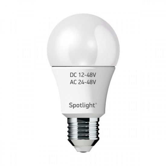 Λάμπα Led 8W - A60 / E27 4000K  / Χαμηλής τάσης AC/DC - 5740 - Spot light