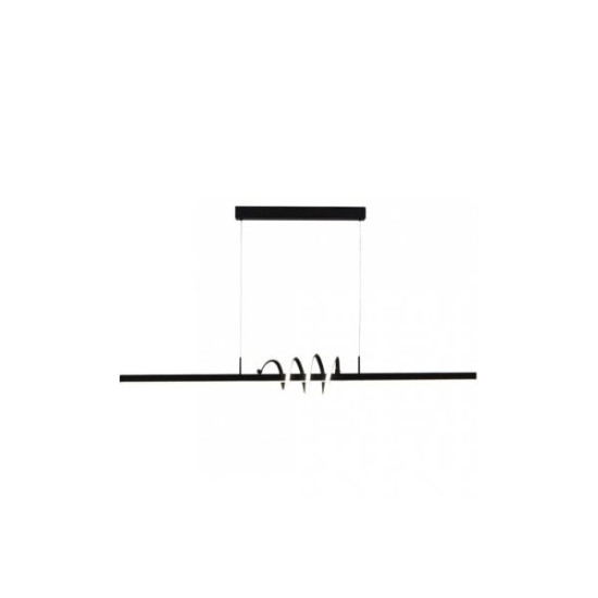 Κρεμαστό φωτιστικό LED 40W 3CCT απο λευκό αλουμίνιο & Ακρυλικό (6075-White) - INLIGHT