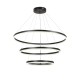 LED pendant light LED 60W 3CCT (by switch on base) D:60cm (6095-A-Black) - INLIGHT