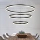 LED pendant light LED 60W 3CCT (by switch on base) D:60cm (6095-A-Black) - INLIGHT