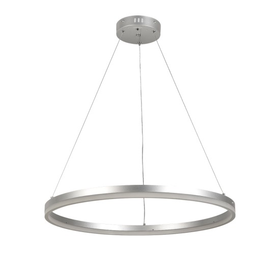 LED pendant light LED 30W 3CCT (by switch on base) D:60cm (6095-C-Black) - INLIGHT