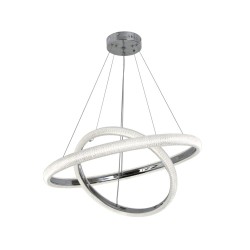 LED pendant light LED 50W 3CCT 60cm (6102-Chrome) - INLIGHT