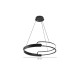 LED pendant light LED 50W 3CCT (by switch on base) D:60cm (6107-Black) - INLIGHT