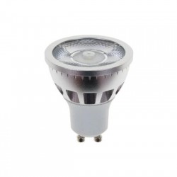 Λάμπα Led 6W COB Αλουμινίου 10μοίρες GU10 6000K 230V 6WGU10CCW - Diolamp