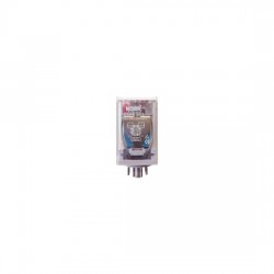 Ρελέ τύπου λυχνίας κυκλικής διάταξης επαφών 8 ποδών 12V DC - Noratex