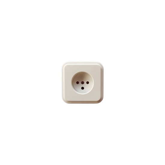 Socket triangle 2P+T Plate / Mechanism / Frame White - SIPE 900 legrand