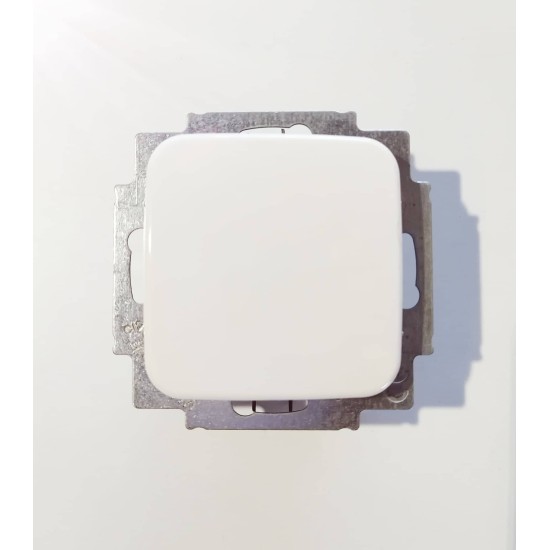 Διακόπτης ενδιάμεσος Αλε ρετούρ λευκός - Μηχανισμός/Πλακίδιο - Busch-Jaeger