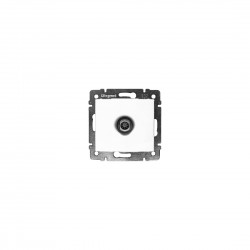 Πρίζα TV Τερματική απλή Λευκό - Valena