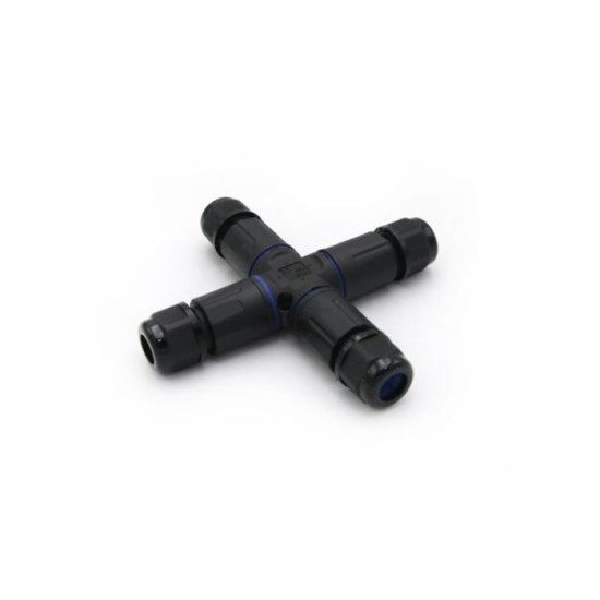 Διακλαδωτήρας Καλωδίων Στεγανός Σταυρός 16Α 2P 0.3-2.5mm² IP68 - Adeleq