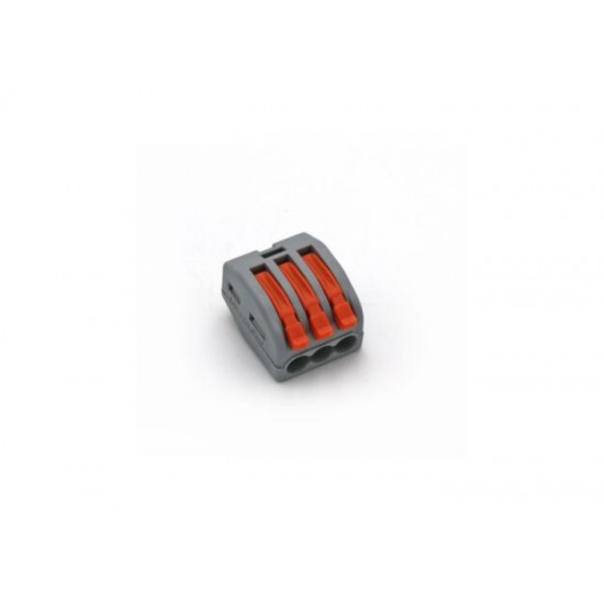 Quick Connector 3way 32A 0.08-4.0 mm² Oval - Adeleq