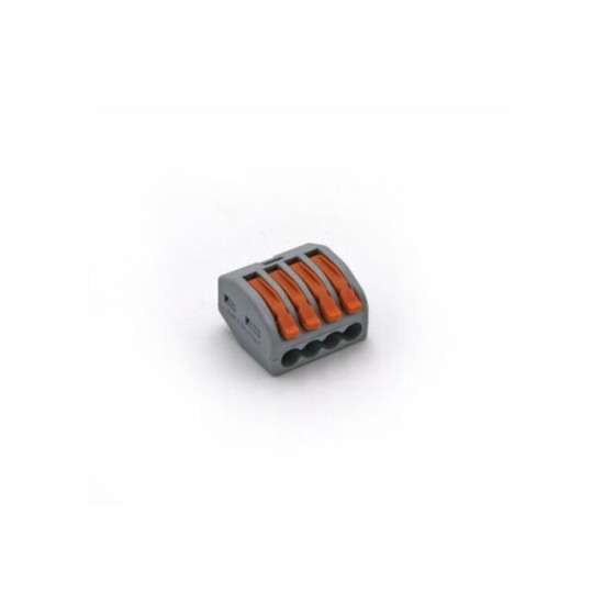 Quick Connector 4way 32A 0.08-4.0 mm² Oval - Adeleq