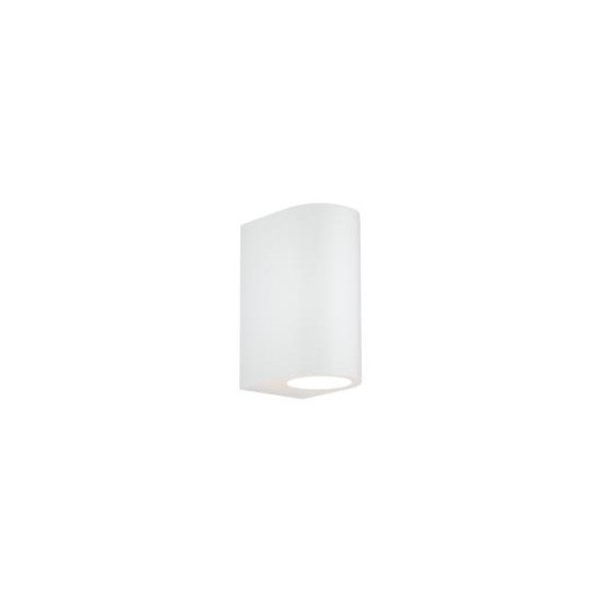 Michigan 2xGU10 Outdoor Up-Down Wall Lamp White D:14.7cmx9cm (80200124) - Inlight