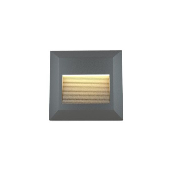 Επιτοίχιο φωτιστικό LED 2W 3CCT Λευκό - Salmon - Inlight