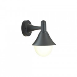 Επιτοίχιο φωτιστικό 1xE27 Μάυρο - Rabun - Inlight