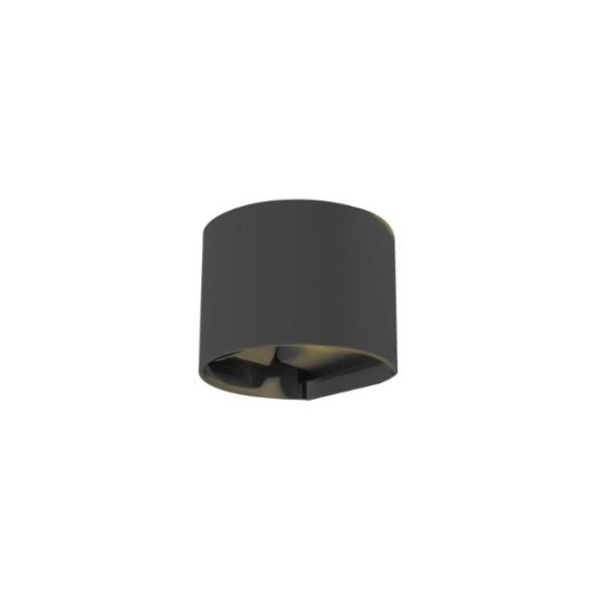 Επιτοίχιο φωτιστικό UP/DOWN LED 6W 3000k-4000k-6000k Λευκό  / Ρυθμιζόμενης δέσμης IP65 - Flathead - Inlight