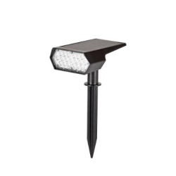 Φωτιστικό μπηχτό ηλιακής ενέργειας εξωτερικού χώρου IP65 / 3W 3000k - 6000k  σε μαύρη απόχρωση Melville (80204810S) - Inlight