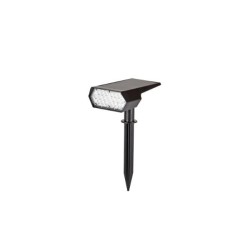 Outdoor Lamp Black solar energy IP65 / 3W 3000k - 6000k Black Melvile (80204810S) - Inlight