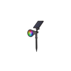 Outdoor Lamp Black solar energy IP65 / 2W RGB Black Amistad (80204910S) - Inlight