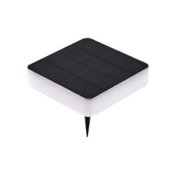 Φωτιστικό μπηχτό ηλιακής ενέργειας εξωτερικού χώρου IP65 / 1,5W 3000K-6000k σε μαύρη απόχρωση Kasba (80205110S) - Inlight