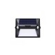Outdoor Wall Lamp Black solar energy IP65 / 10W 3000K & RGB Black Teal (80207111S) - Inlight