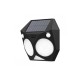 Outdoor Wall Lamp Black solar energy IP65 / 6W 3000K Black Tortoise (80207211S) - Inlight