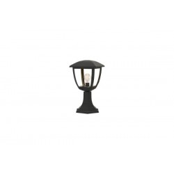 Επιδαπέδιο φωτιστικό φανάρι Up / 1xE27 Μάυρο - Avalanche - Inlight