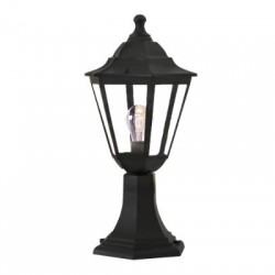 Επιδαπέδιο φωτιστικό φανάρι Up / 1xE27 Μάυρο - Reffish - Inlight