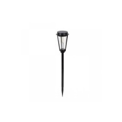 Outdoor ground Lamp Black solar energy IP65 / 1W 3000k Black Lobelia (80207310S) - Inlight