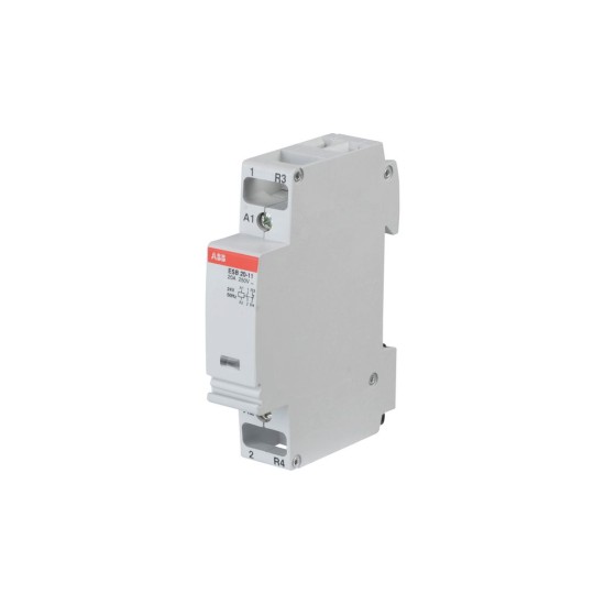 Ρελέ ισχύος ράγας 1 Στοιχείου - 2NO - 16A / 230V AC/DC - ESB16-20N - ABB
