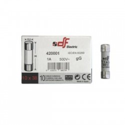 Φυσίγγιο κυλινδρικό ταχείας 10x38mm 1Α Gg DF - adeleq