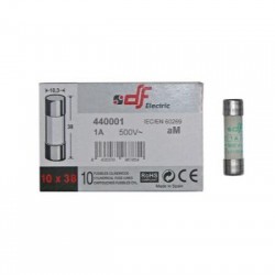 Φυσίγγιο κυλινδρικό βραδείας 10x38mm 1Α aM DF - adeleq