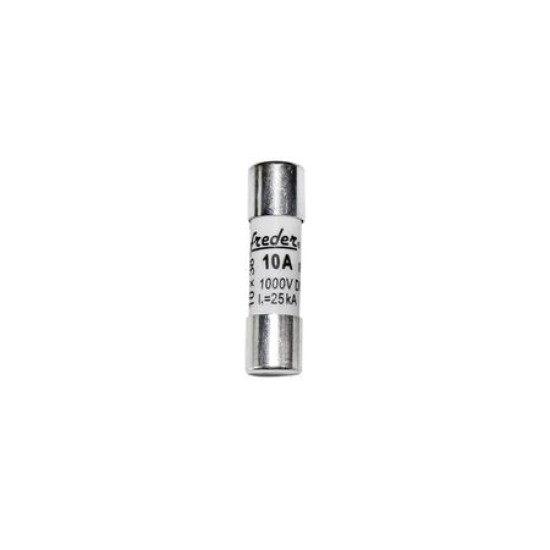 Φυσίγγιο κυλινδρικό 10x38mm 10Α 1000VDC (FREDER) - adeleq
