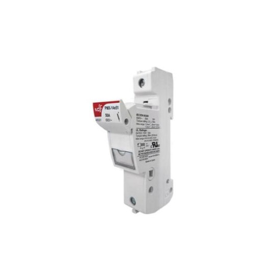 Ασφαλειοαποζέυκτης ράγας 50Α ΓΙΑ ΦΥΣΙΓΓIA 14x51mm DF - adeleq