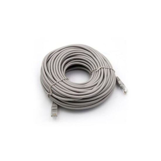 Καλώδιο UTP Cat5e Χαλκού(CU) 4x2x7*0.16mm 1m Professional Γκρί - Adeleq