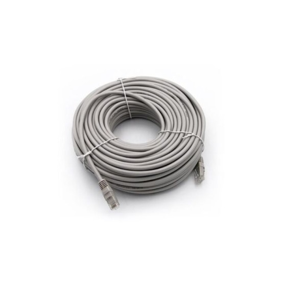 Καλώδιο UTP Cat5e Χαλκού(CU) 4x2x7*0.16mm 1m Professional Γκρί - Adeleq