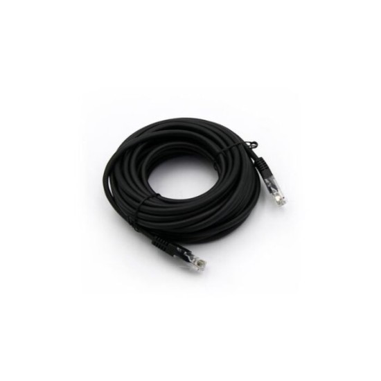 Καλώδιο UTP Cat5e Χαλκού(CU) 4x2x7*0.16mm 1m Professional Μάυρο - Adeleq