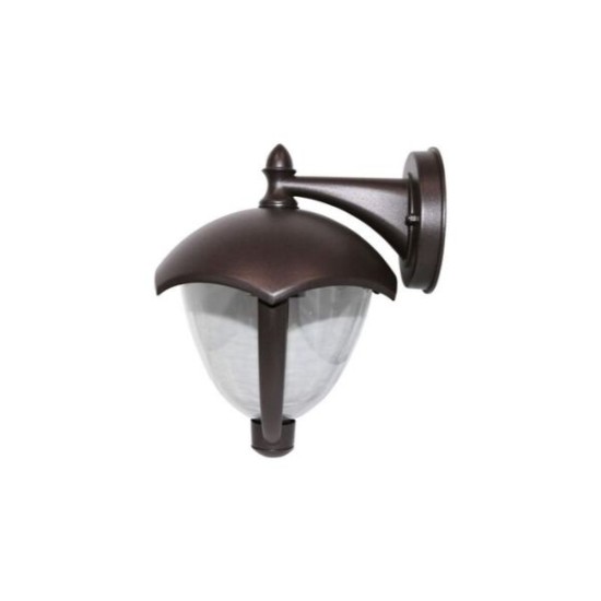 Φανάρι Αλουμινίου Επίτοιχο Προς Κάτω . Ε27 IP44 Λευκό - adeleq