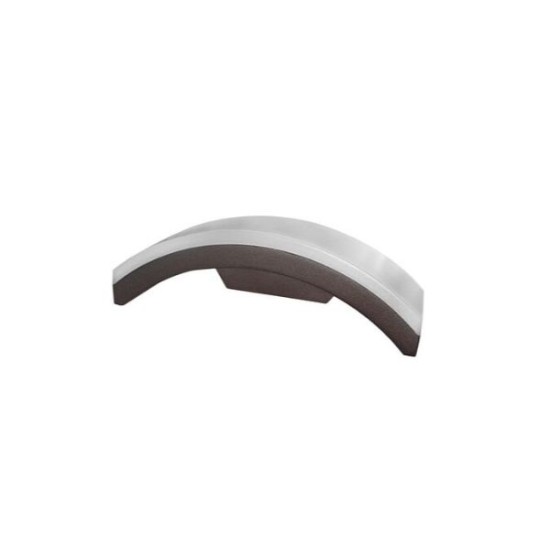 Απλίκα LED Καμπύλη προς πάνω 10W 4000k IP54 Μάυρη - adeleq