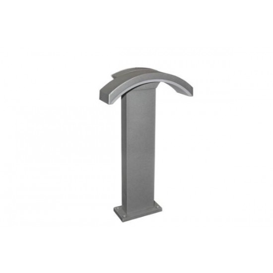 Φωτιστικό LED Αλουμινίου Καμπύλη σε κολώνα 50cm 10W 230V 4000k Σκουριά  - adeleq