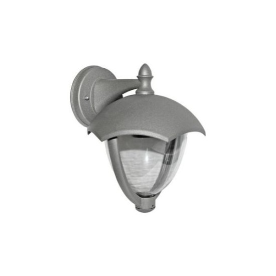 Φανάρι Αλουμινίου Επίτοιχο Προς Κάτω . Ε27 IP44 Λευκό - adeleq