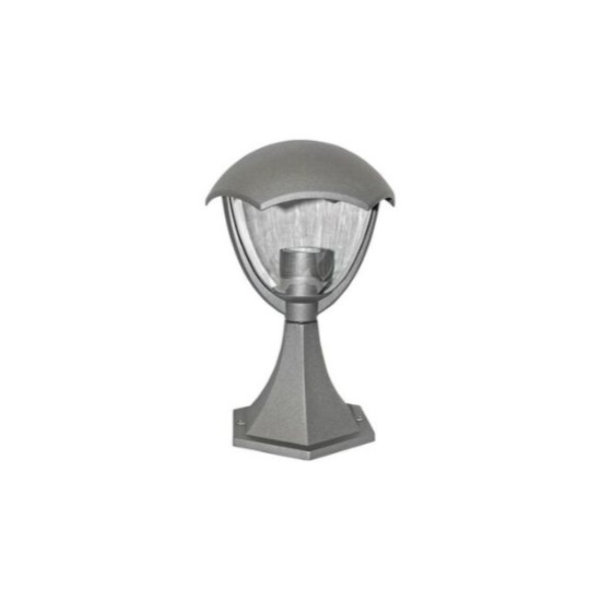 Φανάρι Αλουμινίου Επιδαπέδιο Ε27 IP44 Λευκό - adeleq