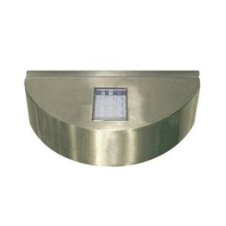 Φωτιστικό LED Αλουμινίου διπλό ημικύκλιο επίτοιχο 3.3W Θερμό Αντικέ - adeleq