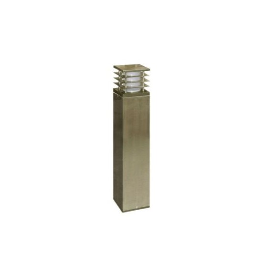 Ground Pillar Aluminum Square with shades without base Lighting Fitting D110mm 7233-650 E27 IP44 antique brass- adeleq 