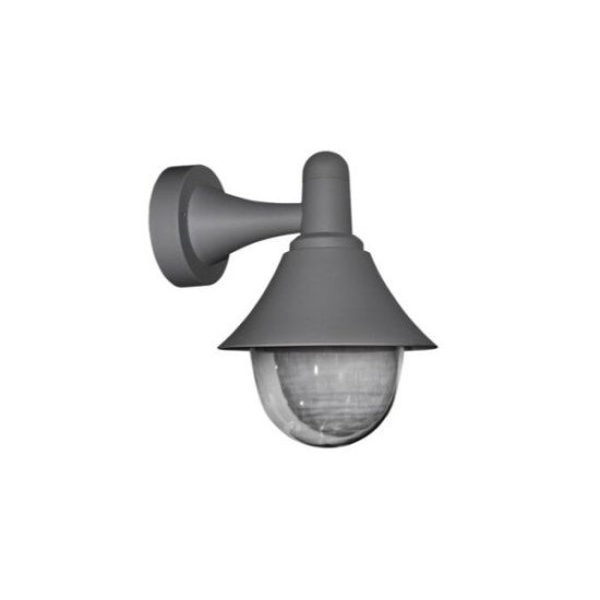 Φωτιστικό PC Επίτοιχο Down. Ε27 IP44 Λευκό - adeleq