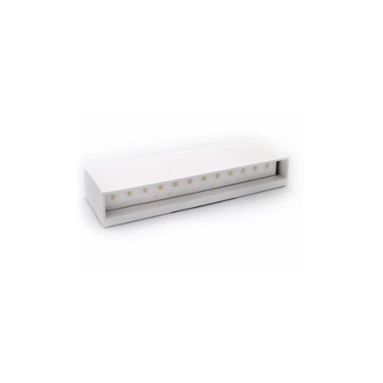 Φωτιστικό LED PC Ορθογώνιο μονής κατέυθυνσης 6W 3000K IP65 Γραφίτης - adeleq