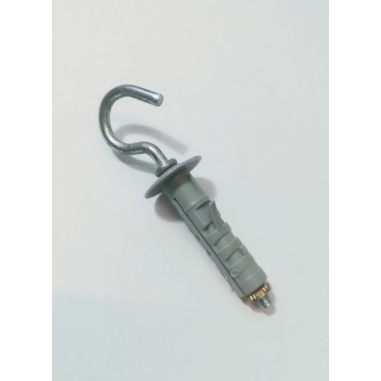 Ούπα πλαστικο με γάντζο 9mmx38mm 