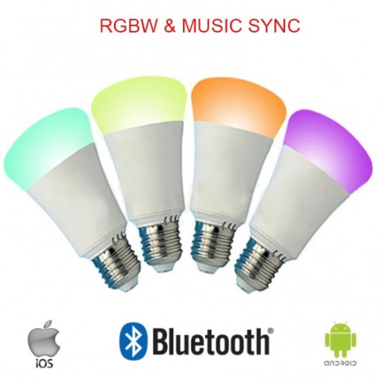 Λάμπα Led 6W E27  RGB - Bluetooth - icolorlive series - A626BT- Diolamp